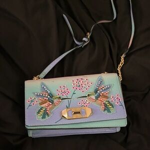 Aldo Pastel Embroidered Crossbody Bag